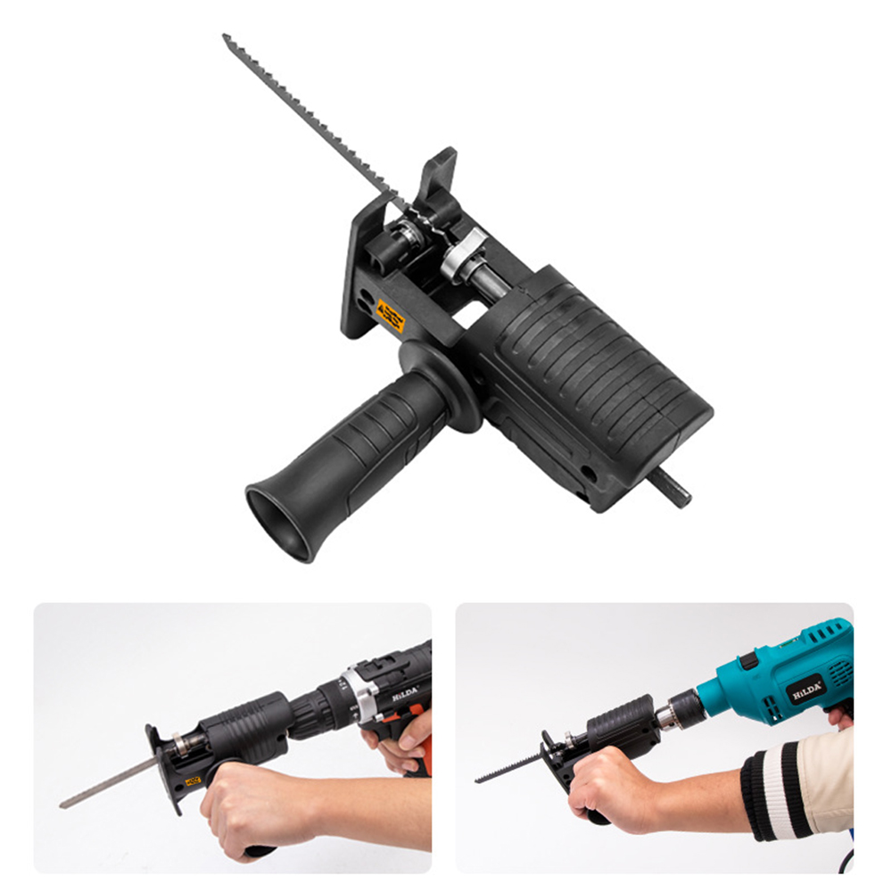 Reciprocating Saw Attachment Drill - Adaptador de sierra recíproca portátil, herramienta