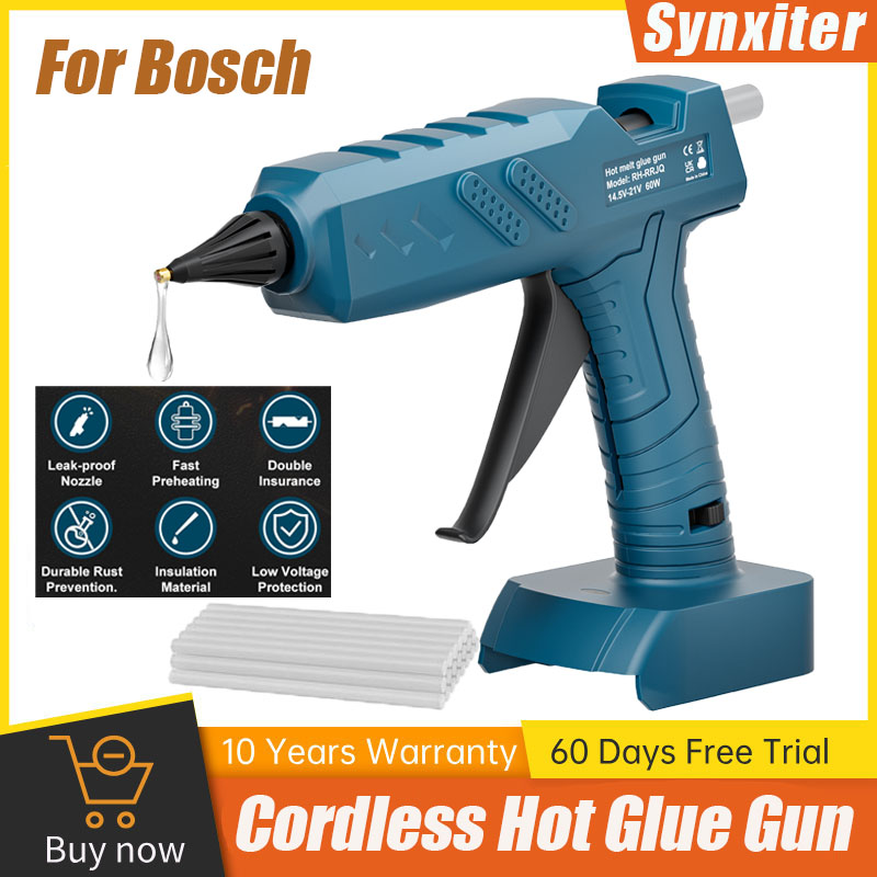 Hot Melt Glue Gun Cordless - Pistola de pegamento termofusible inalámbrica Synxiter