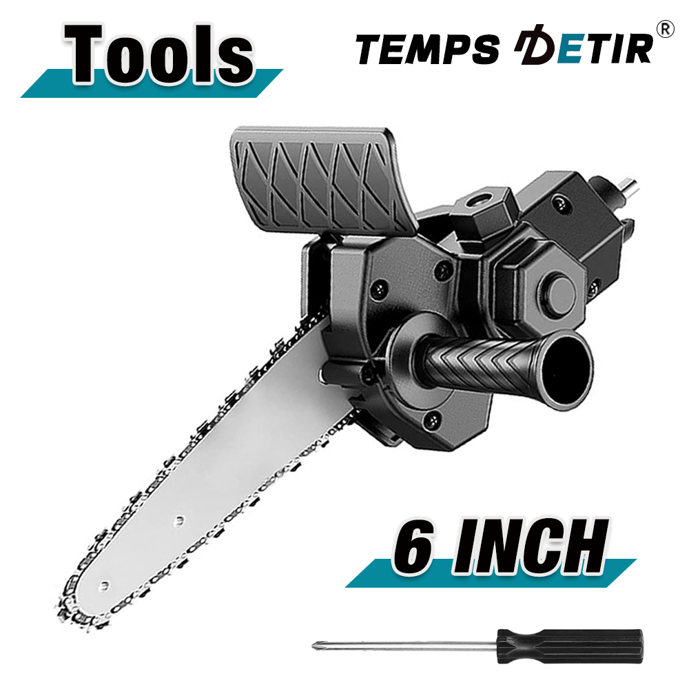 Mini Electric Chainsaw 6 Inch - Adaptador de motosierra eléctrica de 6