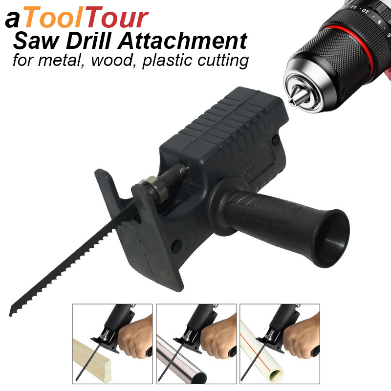 Reciprocating Saw Attachment Drill - Adaptador de sierra recíproca para taladro