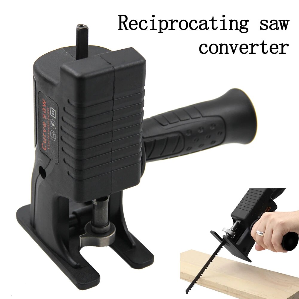 Reciprocating Saw Attachment Drill - Taladro eléctrico de mano para carpintería,