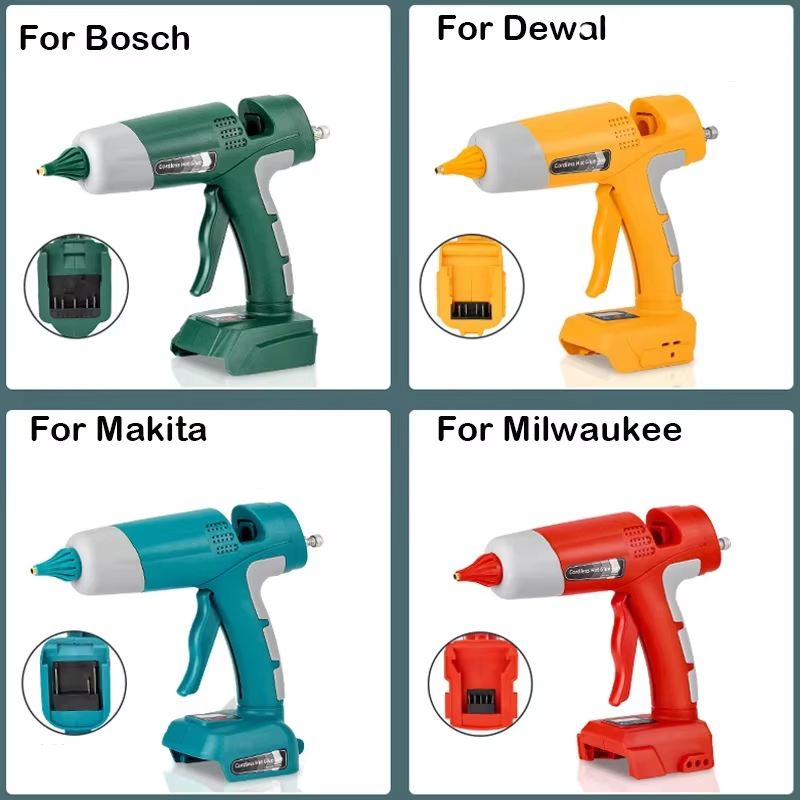 Hot Melt Glue Gun Cordless - Pistola de pegamento termofusible inalámbrica de