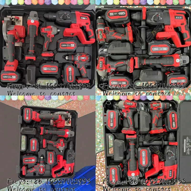Brushless Angle Grinder Battery Powered - Juego de Herramientas Eléctricas Inalámbricas de