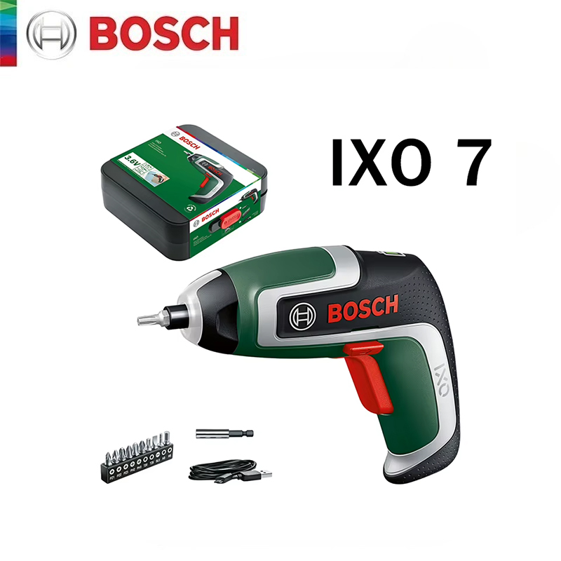 Electric Screwdriver Rechargeable Usb - Destornillador eléctrico inalámbrico Bosch IXO7, minitaladro