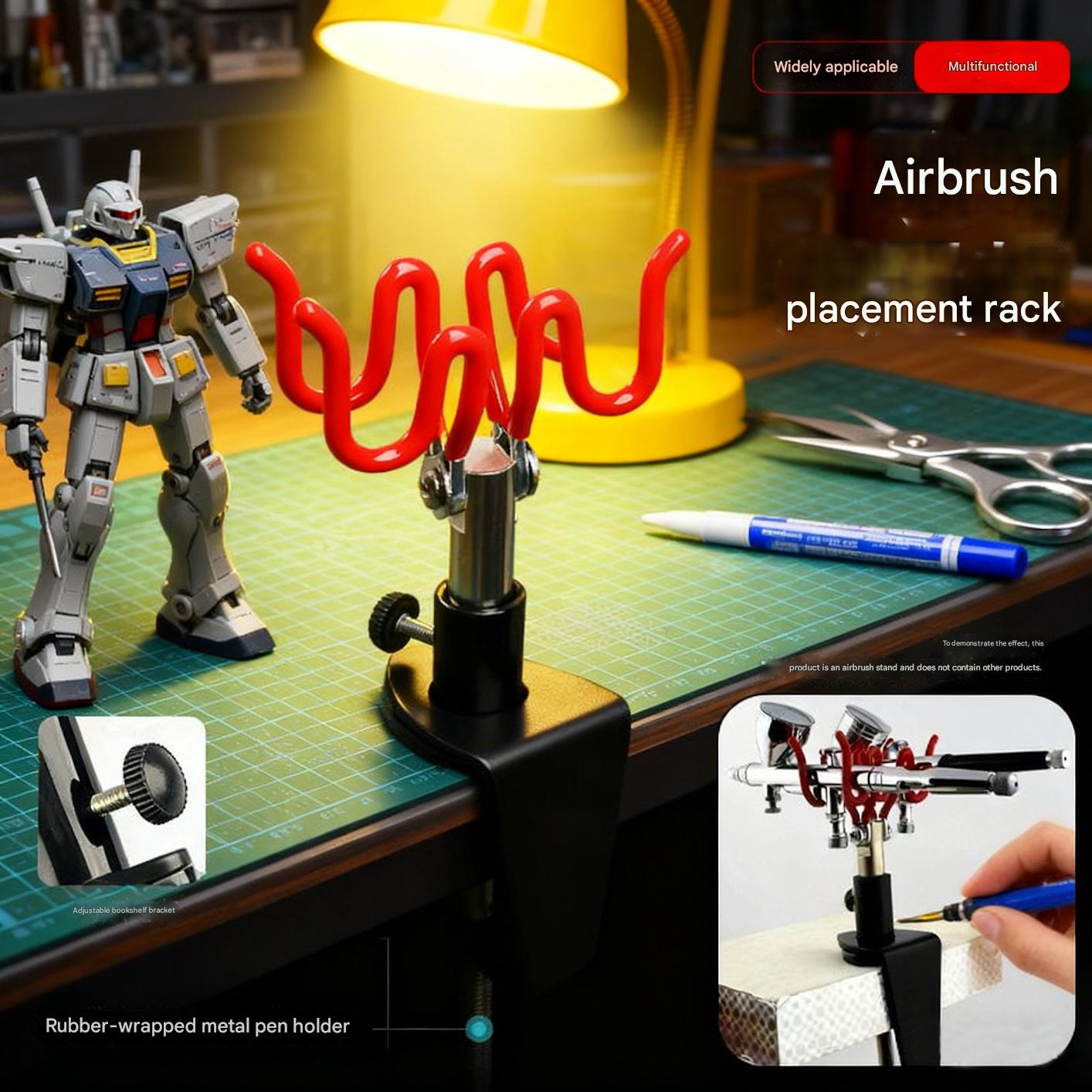 Airbrush Kit With Mini Compressor - Soporte de Gravedad para Aerógrafo, Kit