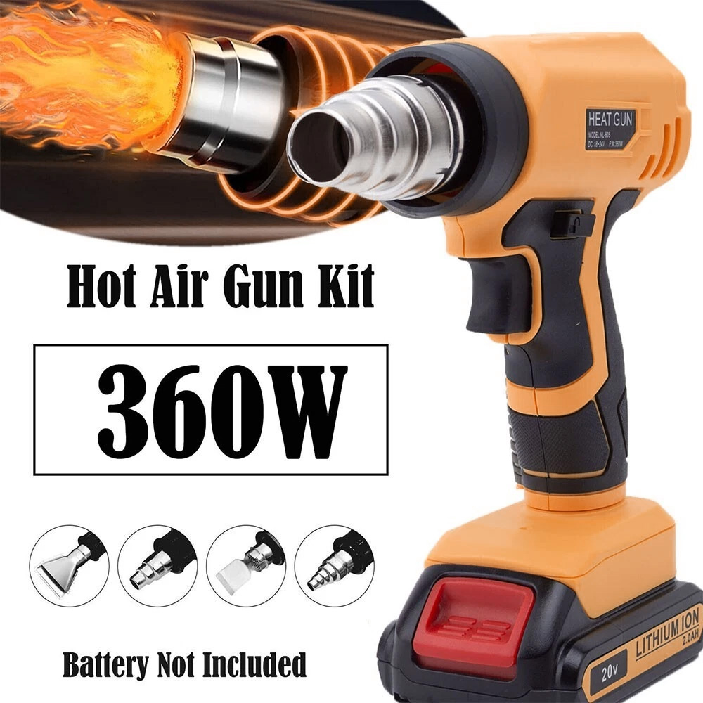 Cordless Heat Gun For Shrink Tubing - Pistola de calor inalámbrica para batería