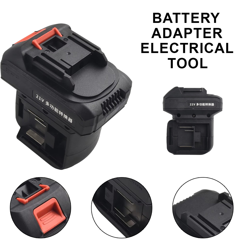 Brushless Cordless Electric Drill 18V - Convertidor de batería 2 en 1