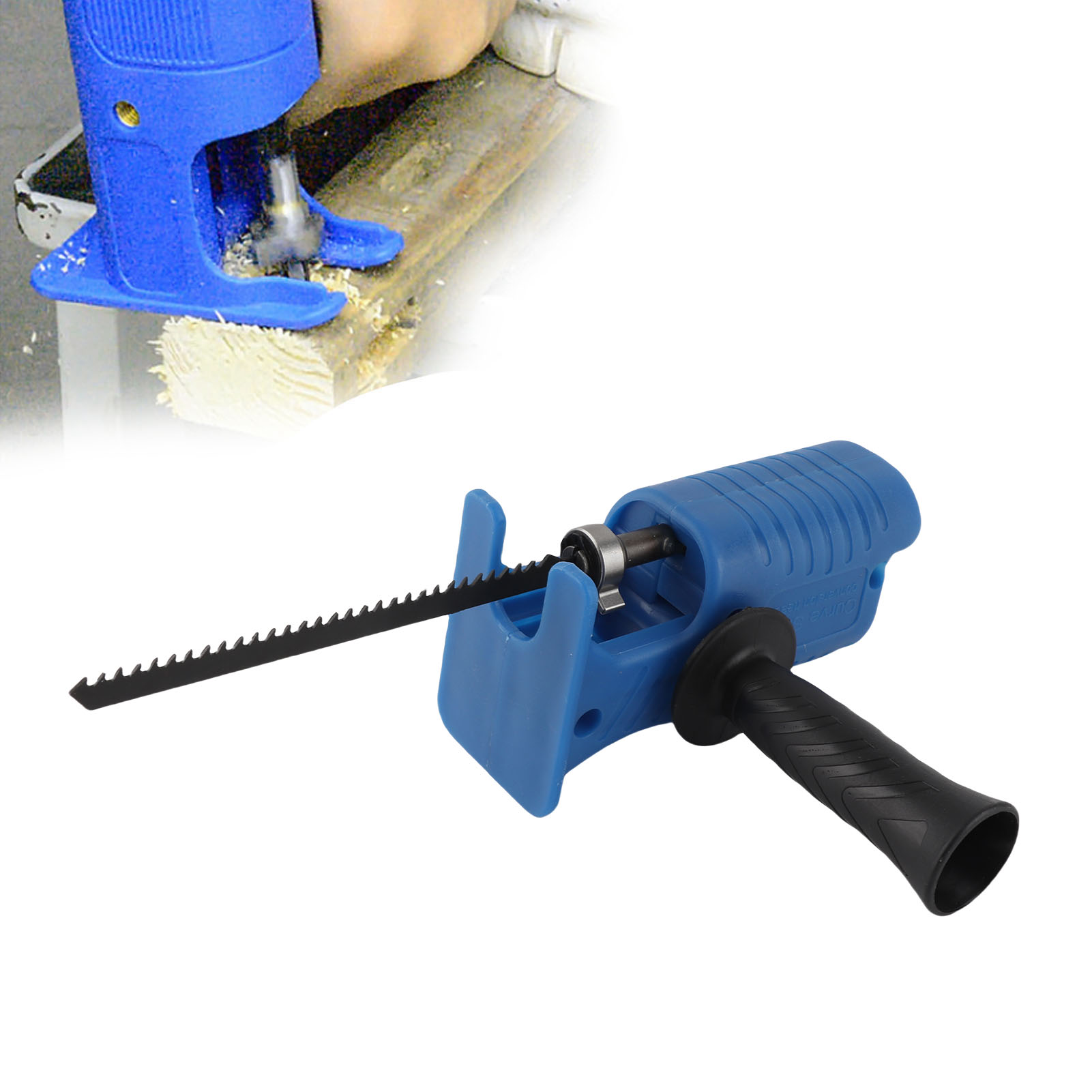 Reciprocating Saw Attachment Drill - Adaptador de sierra recíproca portátil para