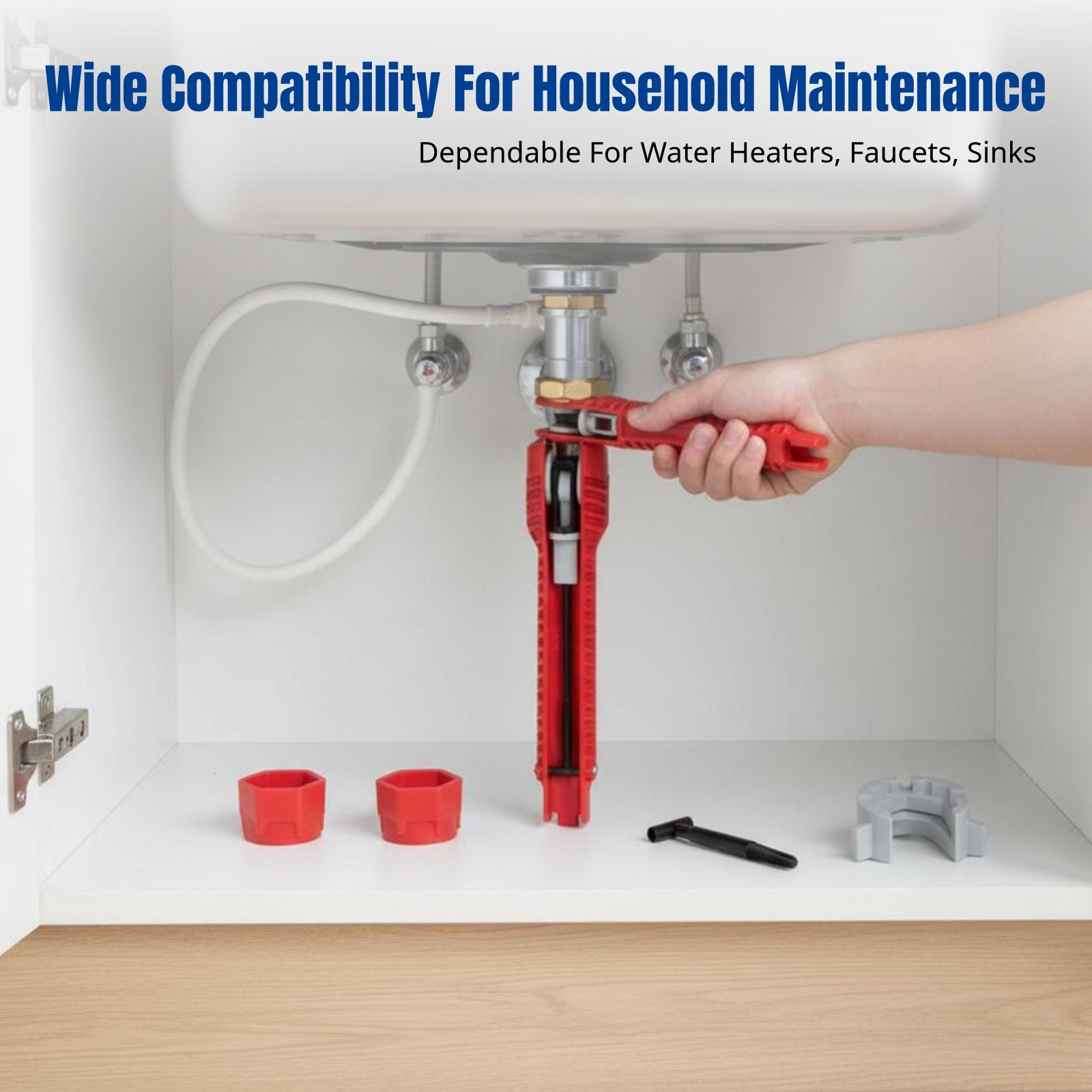 Plumbing - Llave para fregadero, herramienta multifuncional de