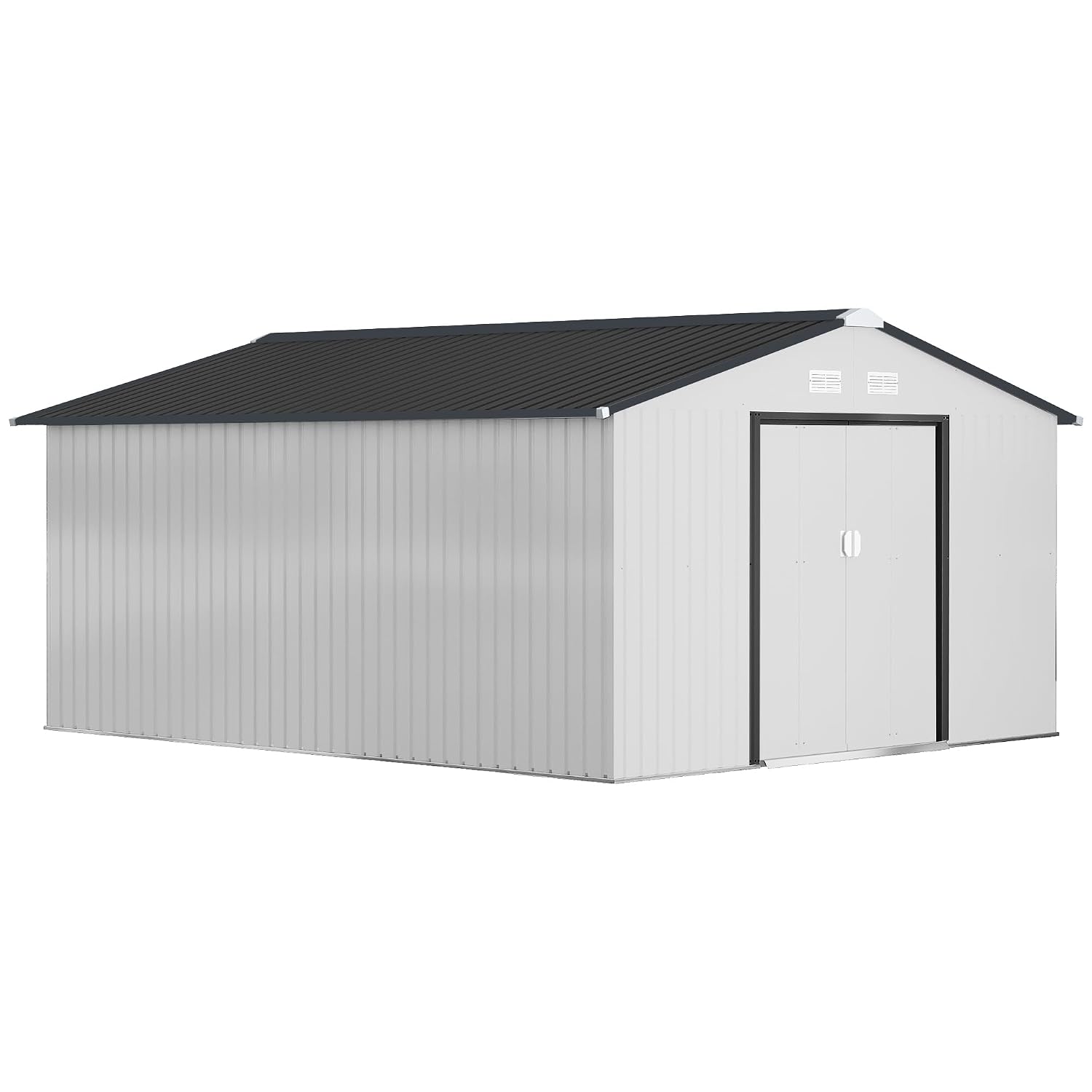 Garden Tools - Caseta de Almacenamiento Exterior de Metal