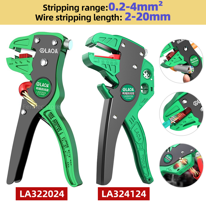 Automatic Wire Stripper Cutter - Herramientas pelacables LAOA, pinzas para cortar