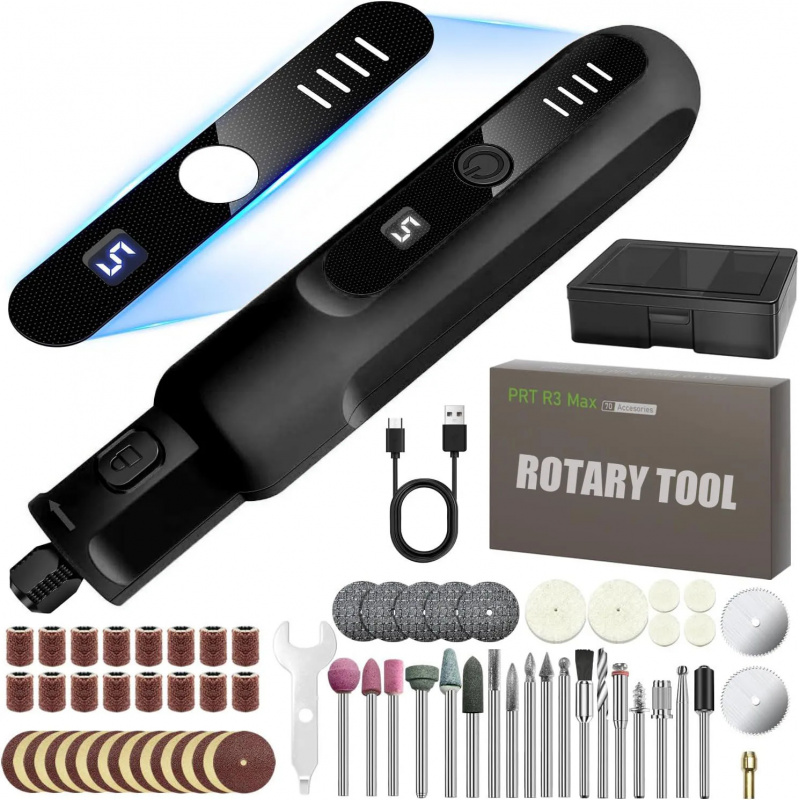 Cordless Rotary Tool Kit Accessories - Kit de Herramienta Rotatoria Inalámbrica de