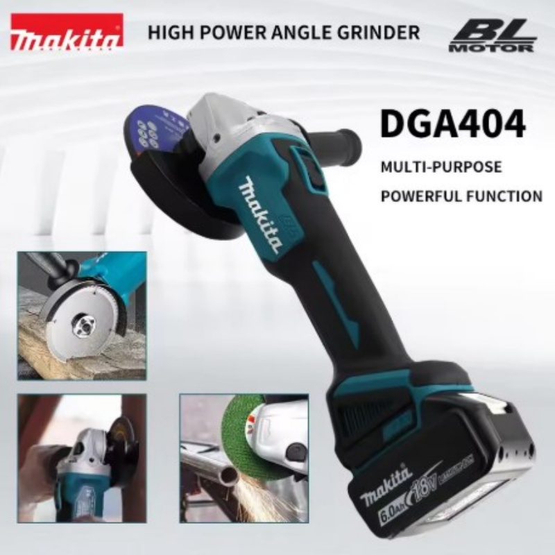 Brushless Angle Grinder Battery Powered - Amoladora Angular Eléctrica Inalámbrica Makita DGA404