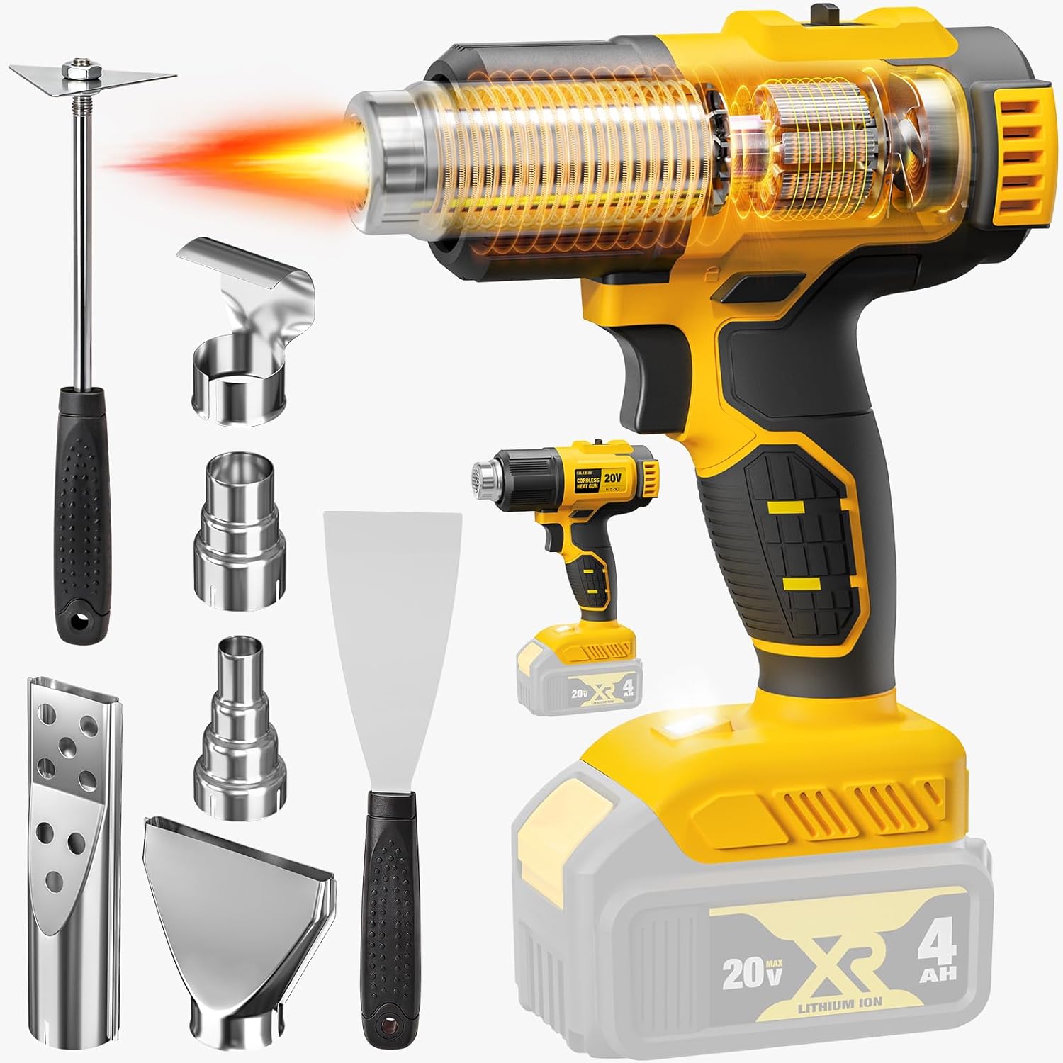 Cordless Heat Gun For Shrink Tubing - Pistola de Calor Inalámbrica Compatible con