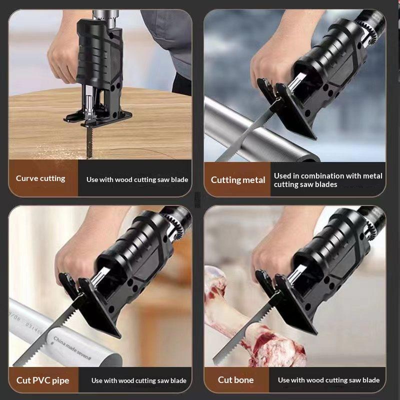 ♥ Adaptador de Taladro Eléctri - Reciprocating Saw Attachment Drill reseña y precio