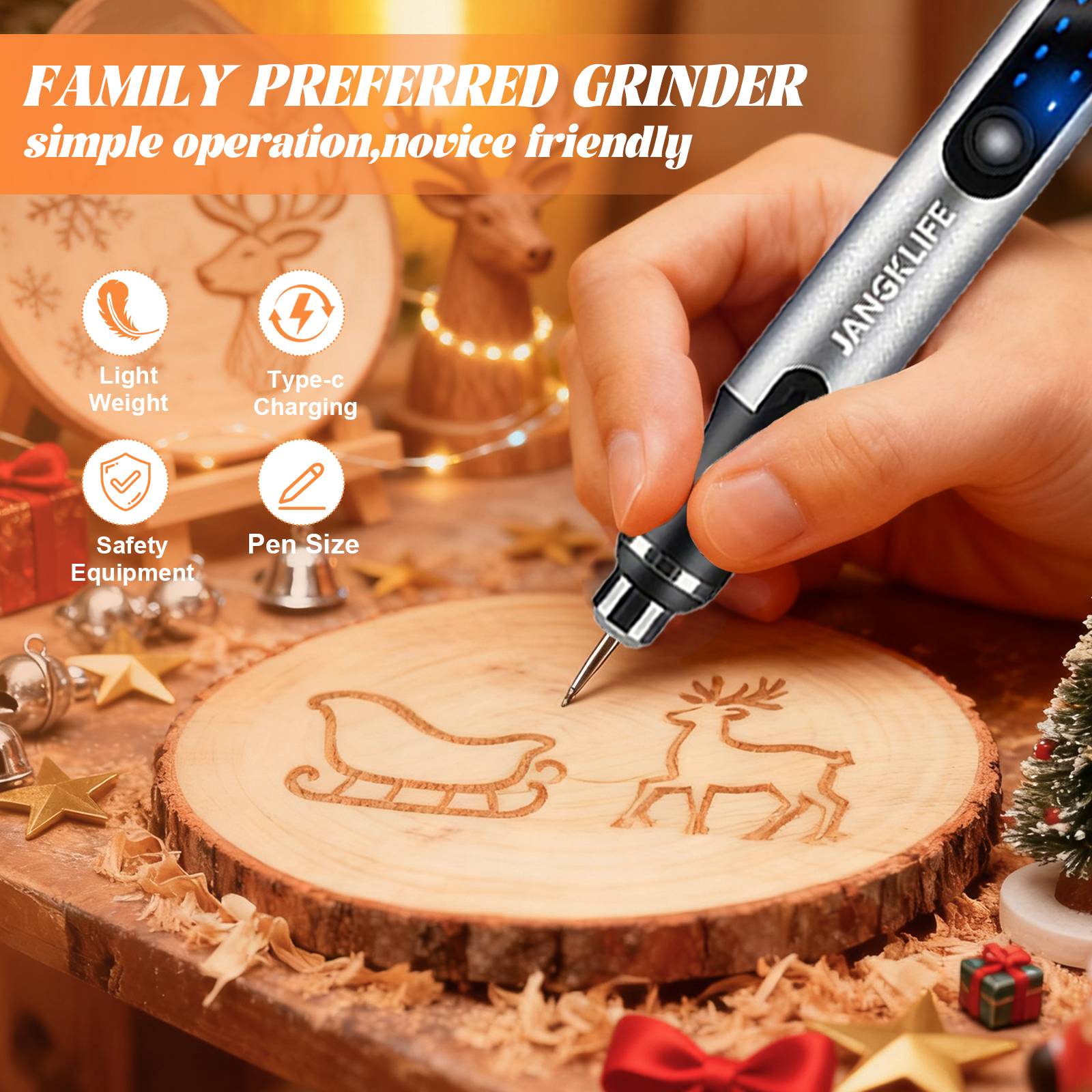 JANGKLIFE-Kit de herramientas  - Cordless Rotary Tool Kit Accessories reseña y precio