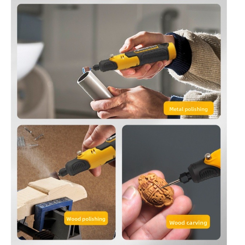 Mini amoladora inalámbrica, Ki - Cordless Rotary Tool Kit Accessories reseña y precio
