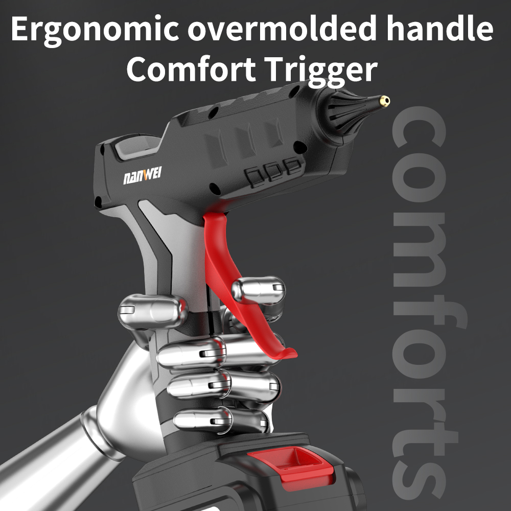 Pistola de pegamento termofusi - Hot Melt Glue Gun Cordless reseña y precio