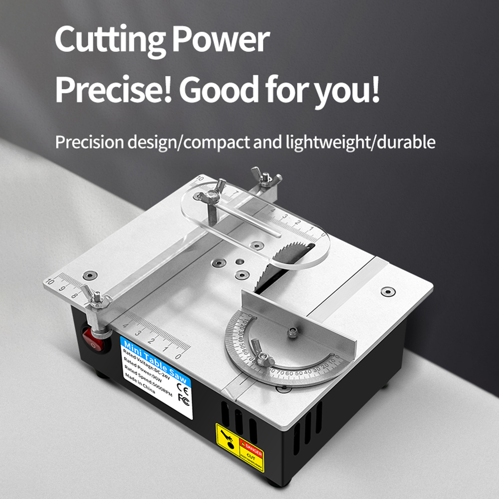 Máquina de corte de decoración - Mini Table Saw For Woodworking reseña y precio