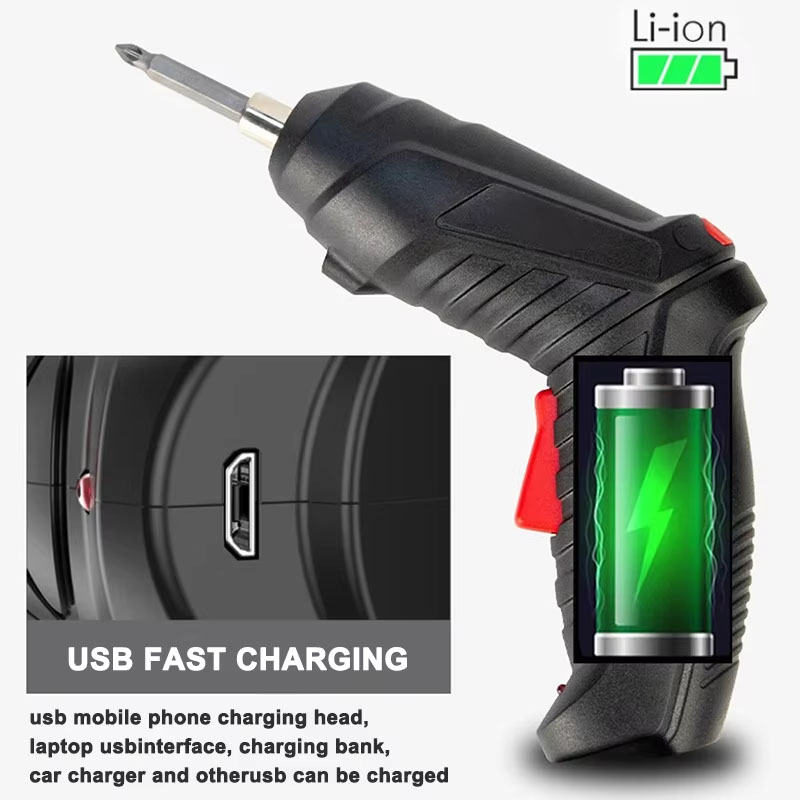 Juego de destornilladores eléc - Electric Screwdriver Rechargeable Usb reseña y precio