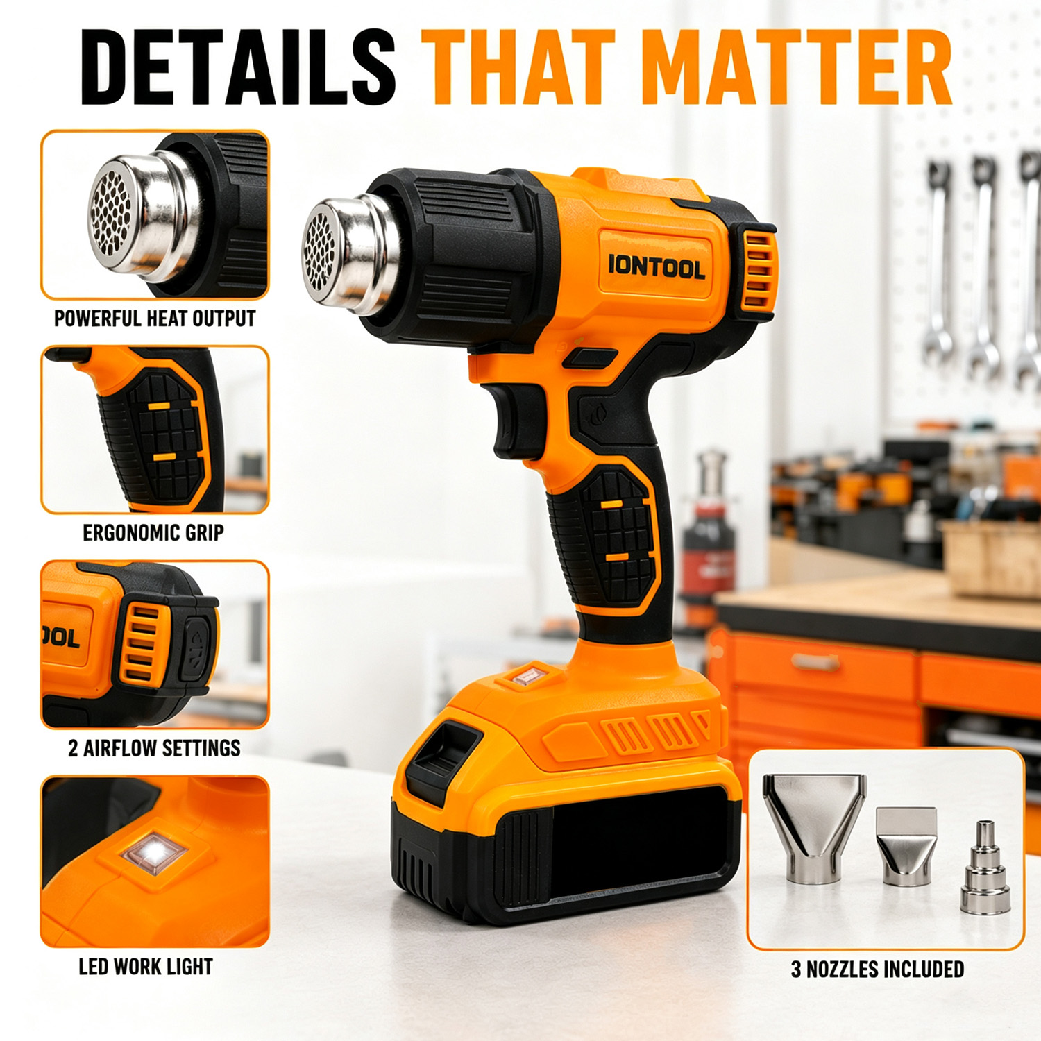 Pistola de Calor Inalámbrica A - Cordless Heat Gun For Shrink Tubing reseña y precio