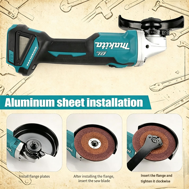 Amoladora Angular Sin Escobill - Brushless Angle Grinder Battery Powered reseña y precio