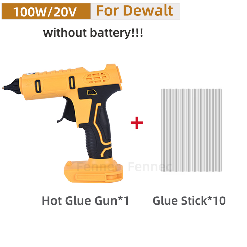Pistola de pegamento caliente  - Hot Melt Glue Gun Cordless reseña y precio