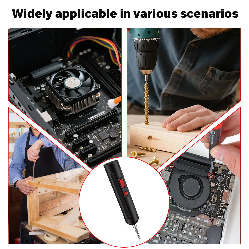 Juego de destornilladores eléc - Electric Screwdriver Rechargeable Usb reseña y precio