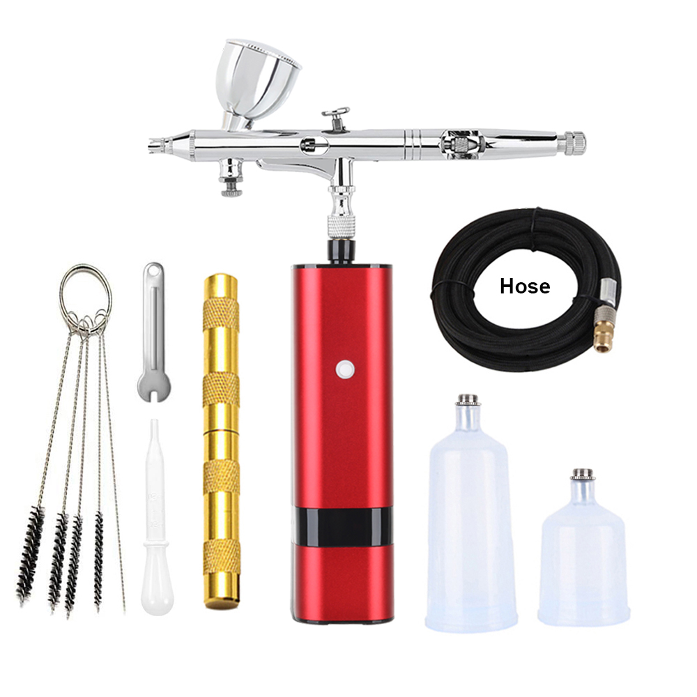 Kit de compresor de cepillo de - Airbrush Kit With Mini Compressor reseña y precio