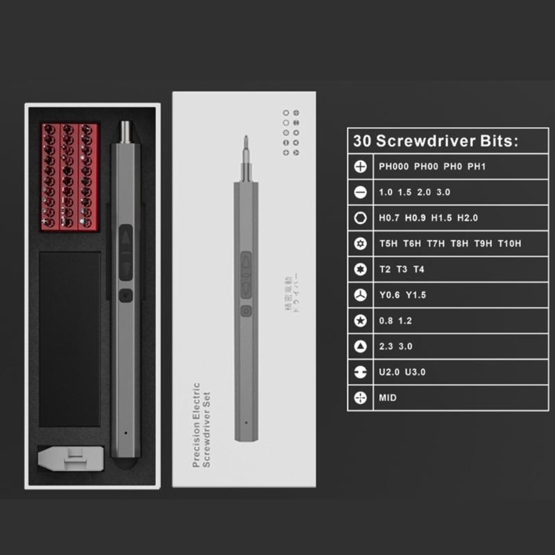Juego destornilladores eléctri - Electric Screwdriver Rechargeable Usb reseña y precio