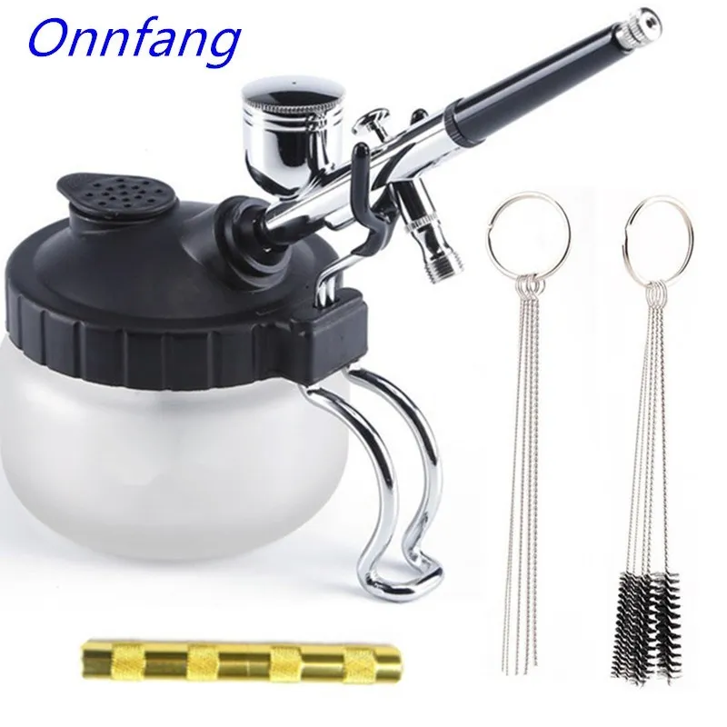 Bote de limpieza con aerógrafo - Airbrush Kit With Mini Compressor reseña y precio