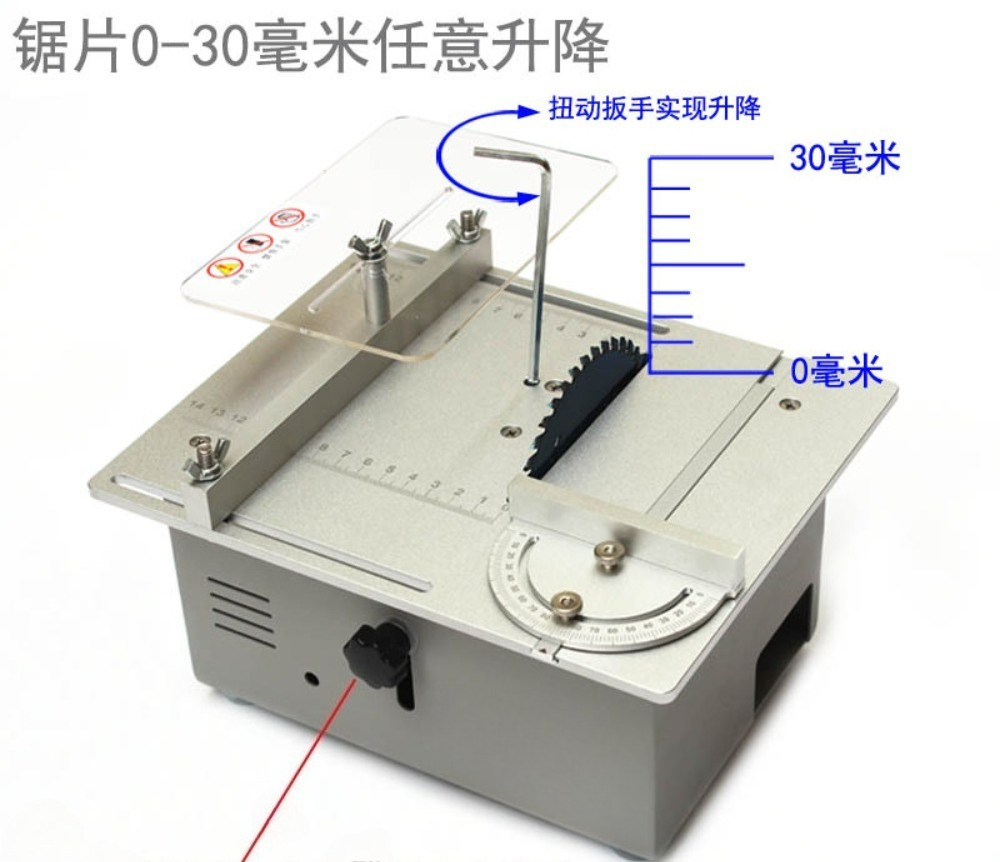 Sierra de Mesa Portátil Mini p - Mini Table Saw For Woodworking reseña y precio