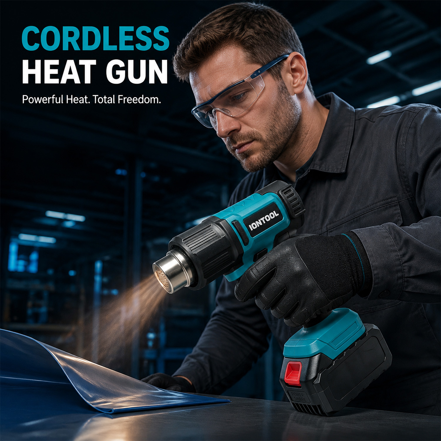 IONTOOL 550 ℃   Pistola de Cal - Cordless Heat Gun For Shrink Tubing reseña y precio