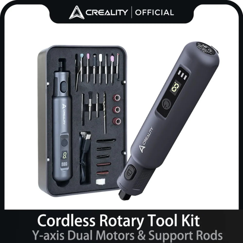 Creality-Kit de herramientas r - Cordless Rotary Tool Kit Accessories reseña y precio