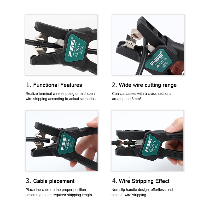 Pelacables FSE-D7026 - Alicate - Automatic Wire Stripper Cutter reseña y precio