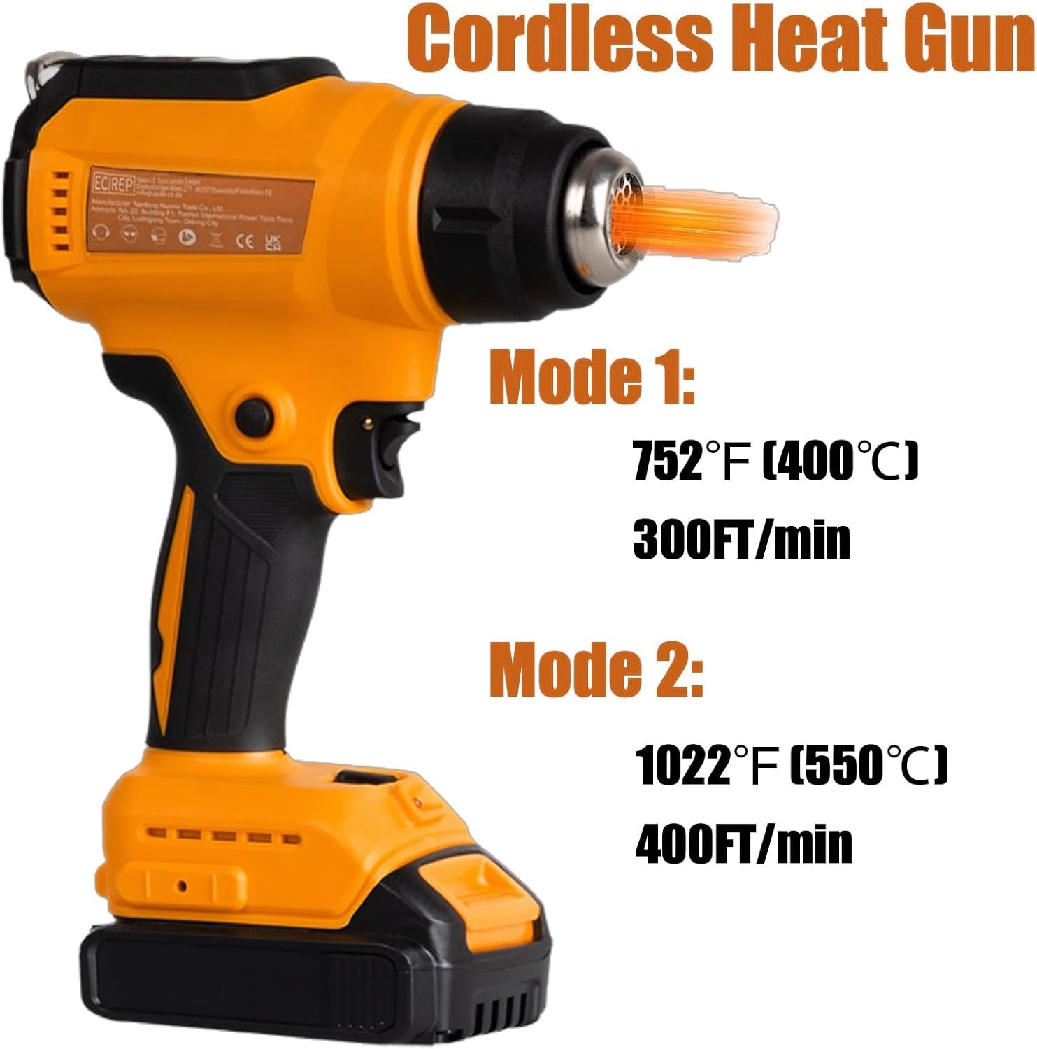 Pistola de calor inalámbrica p - Cordless Heat Gun For Shrink Tubing reseña y precio