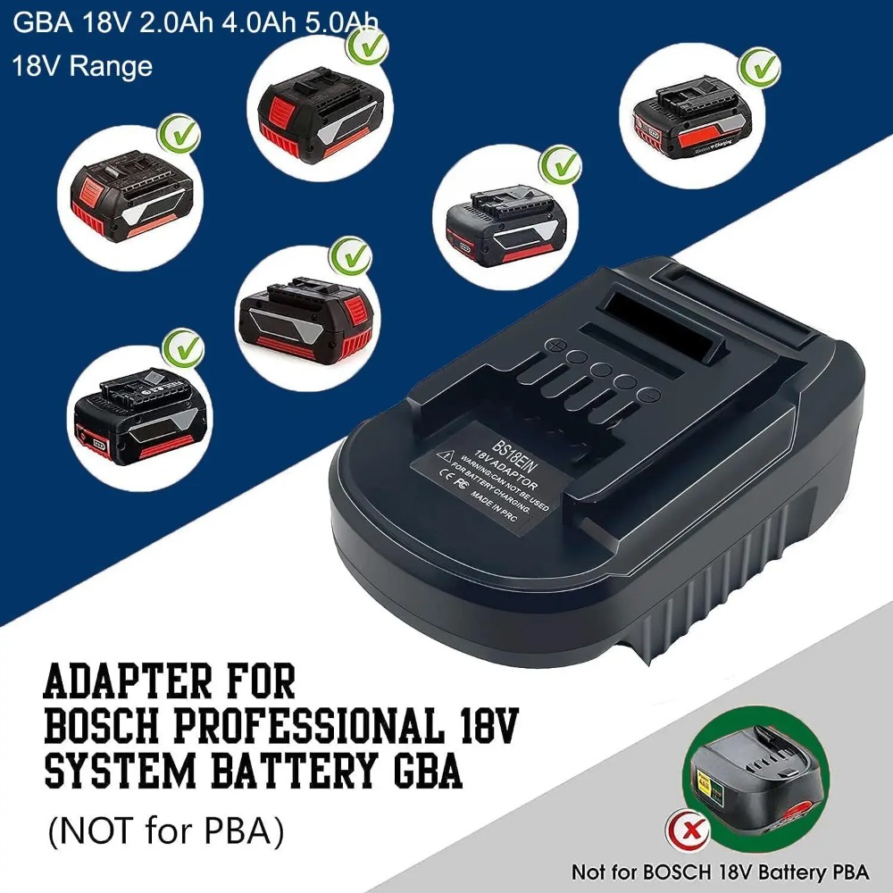 Adaptador de Batería BS18EIN p - Brushless Cordless Electric Drill 18V reseña y precio