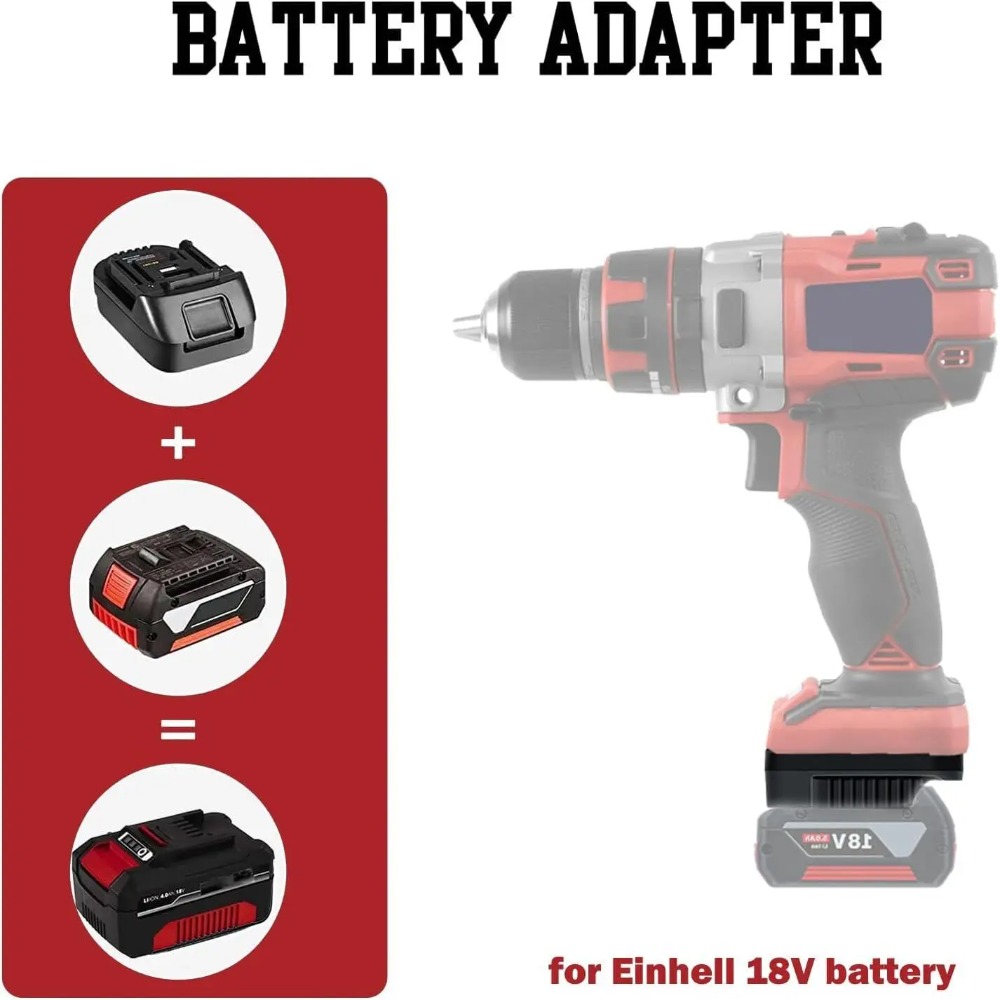 Adaptador de Batería BS18EIN p - Brushless Cordless Electric Drill 18V reseña y precio