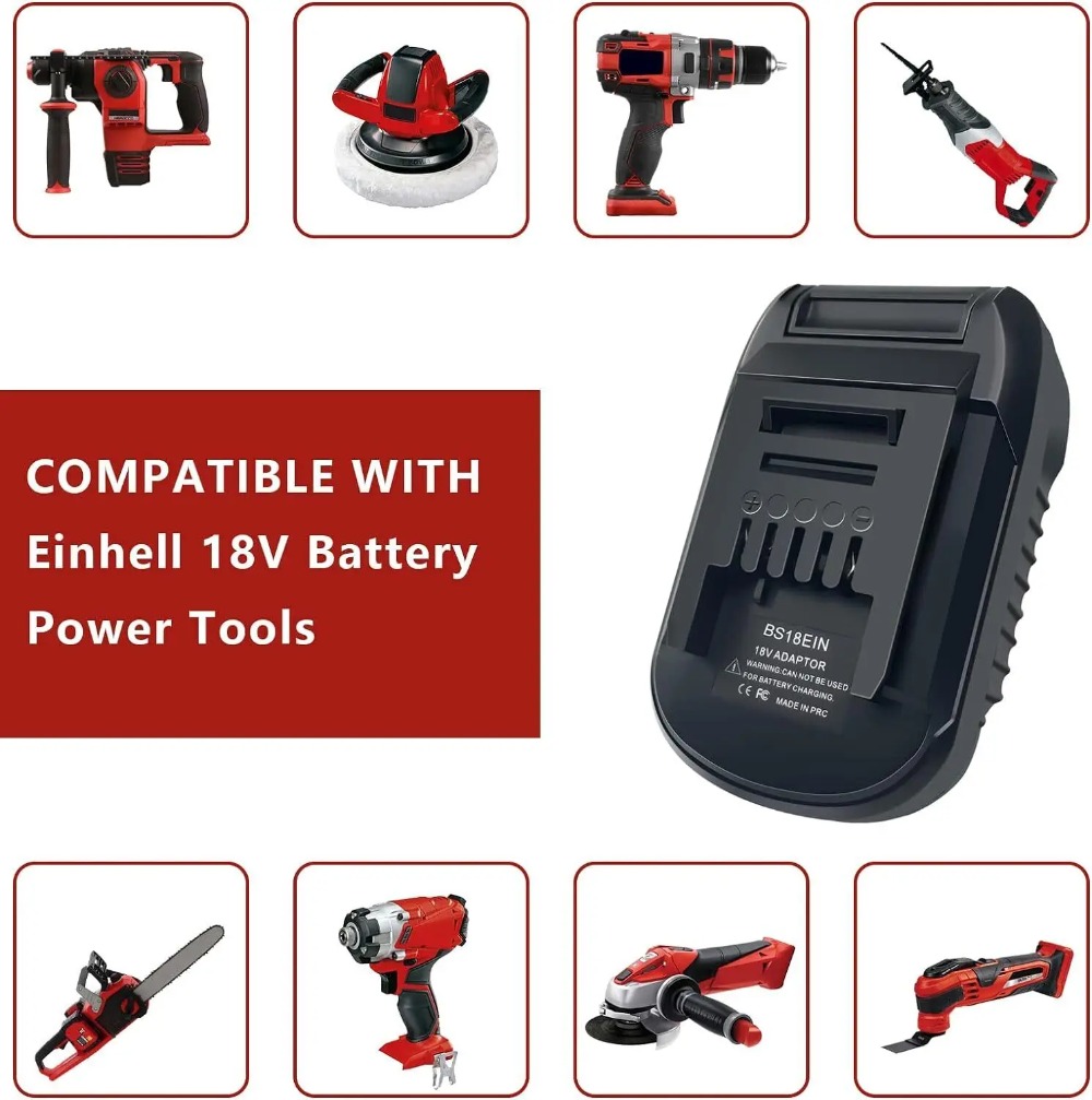 Adaptador de Batería BS18EIN p - Brushless Cordless Electric Drill 18V reseña y precio