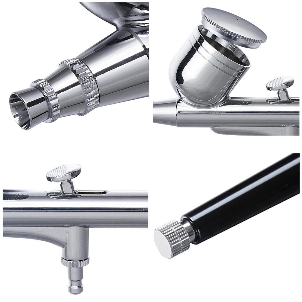 Mini aerógrafo de doble acción - Airbrush Kit With Mini Compressor reseña y precio