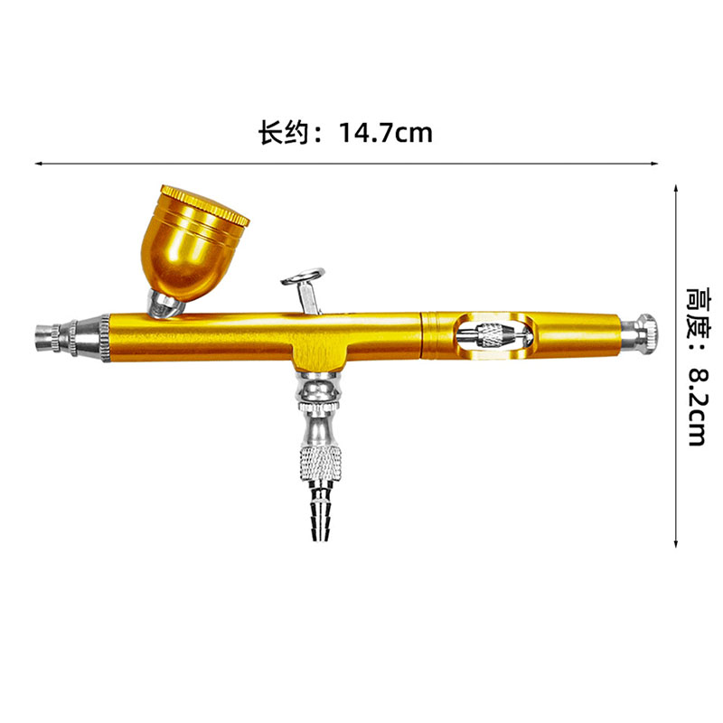 Aerógrafo de doble acción de 0 - Airbrush Kit With Mini Compressor reseña y precio