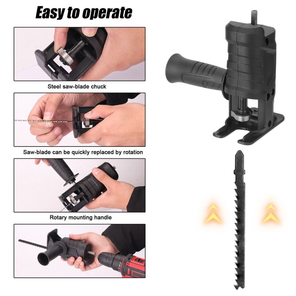 Adaptador de sierra de taladro - Reciprocating Saw Attachment Drill reseña y precio