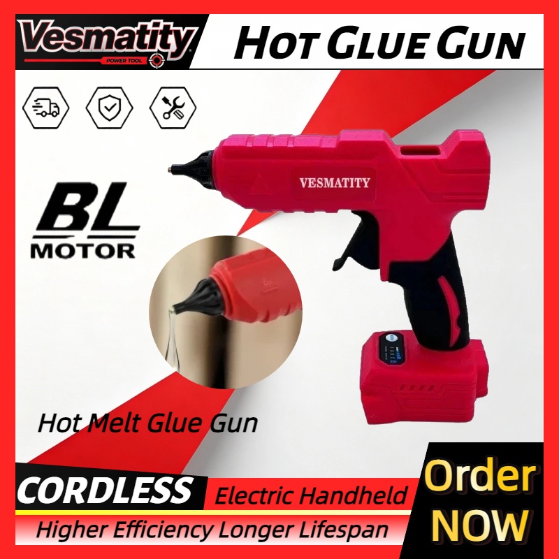 Pistola de pegamento termofusi - Hot Melt Glue Gun Cordless reseña y precio