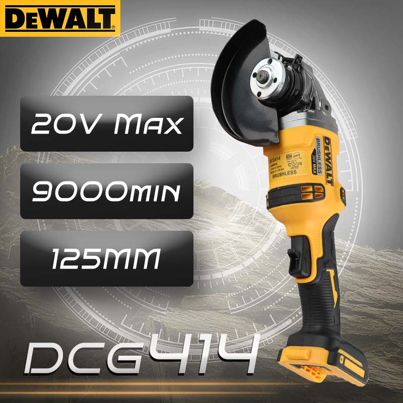 DEWALT DCG414 20V MAX Amolador - Brushless Angle Grinder Battery Powered reseña y precio