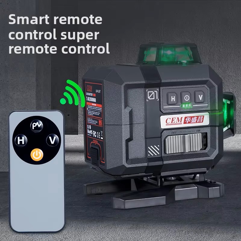 CEM 4D 16 líneas láser inalámb - Laser Level 16 Lines 4D Green reseña y precio