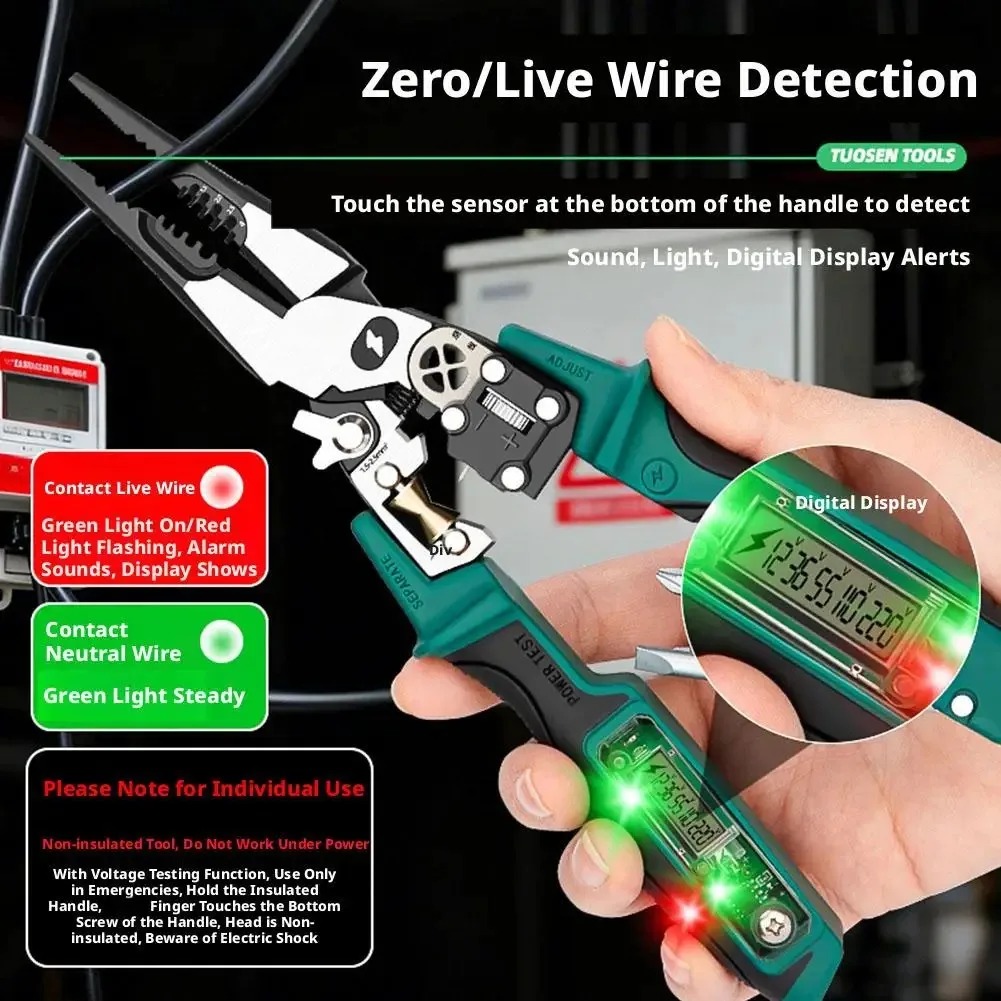 Alicates de electricista con c - Automatic Wire Stripper Cutter reseña y precio