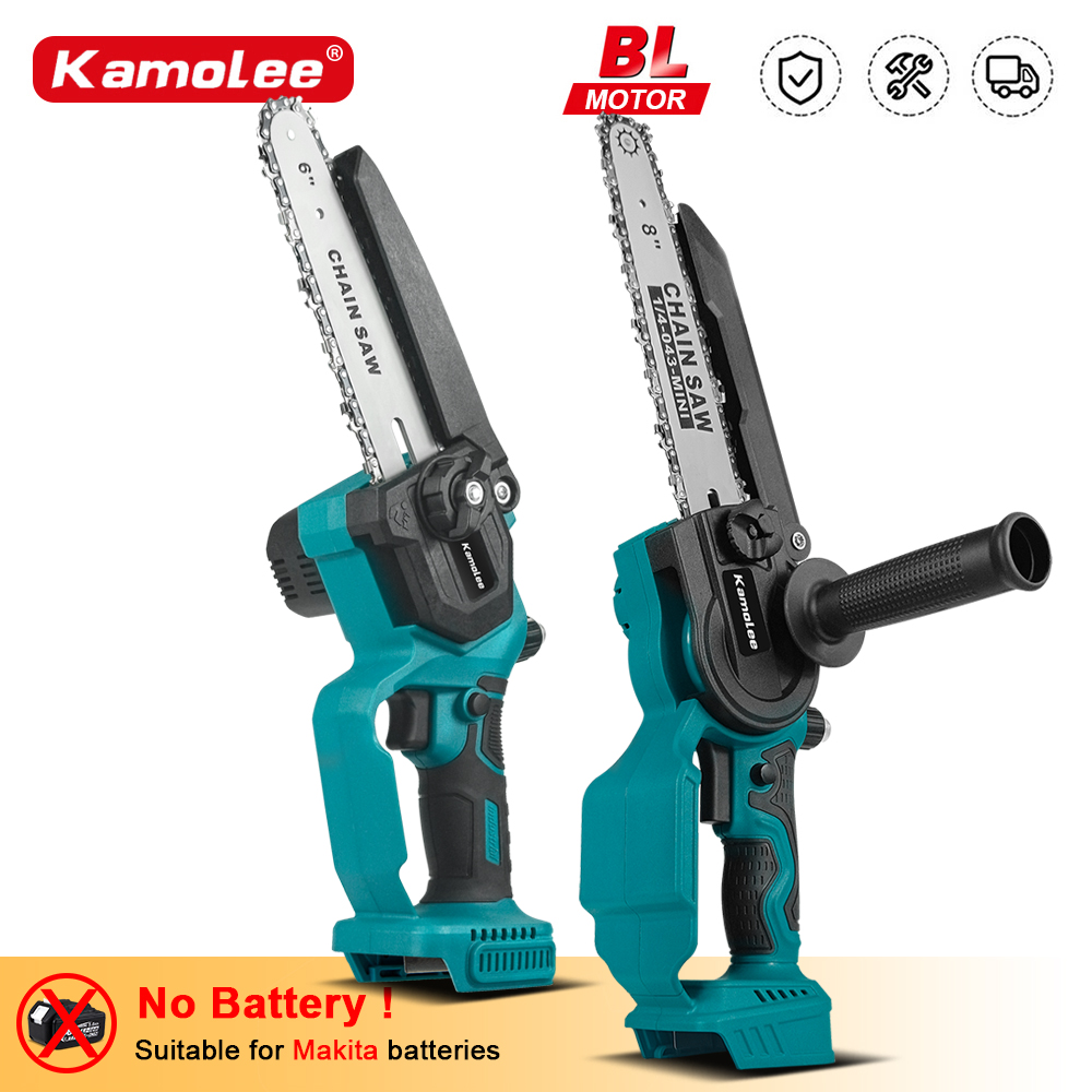 Kamolee-Mini sierra eléctrica  - Mini Electric Chainsaw 6 Inch reseña y precio