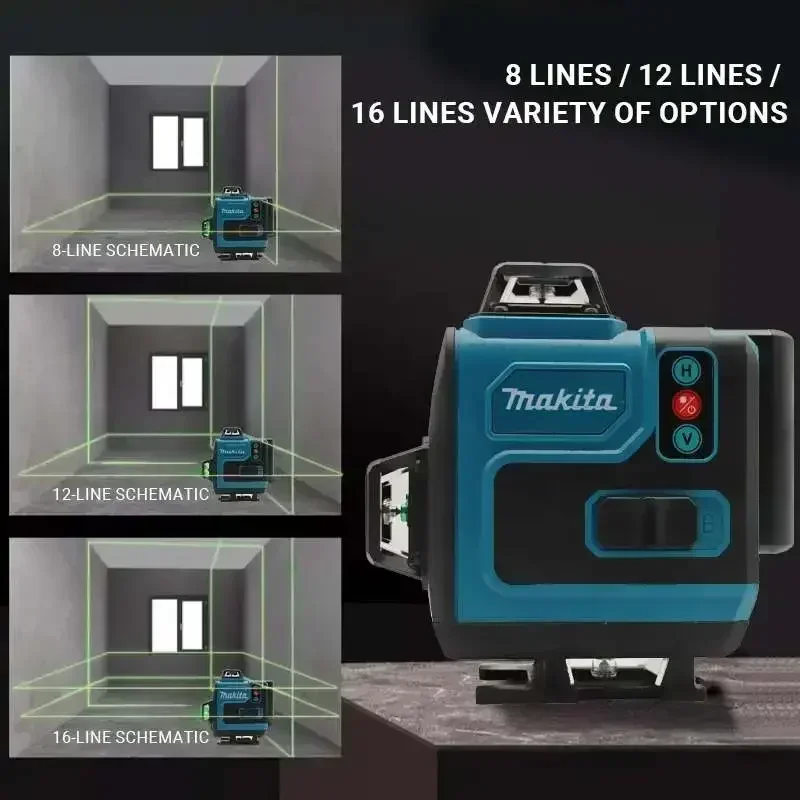 Batería Makita de 4.0Ah Máx. 4 - Laser Level 16 Lines 4D Green reseña y precio