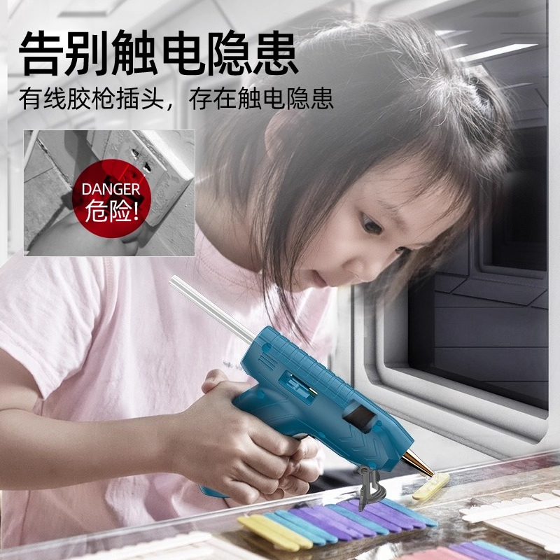 Pistola de pegamento termofusi - Hot Melt Glue Gun Cordless reseña y precio