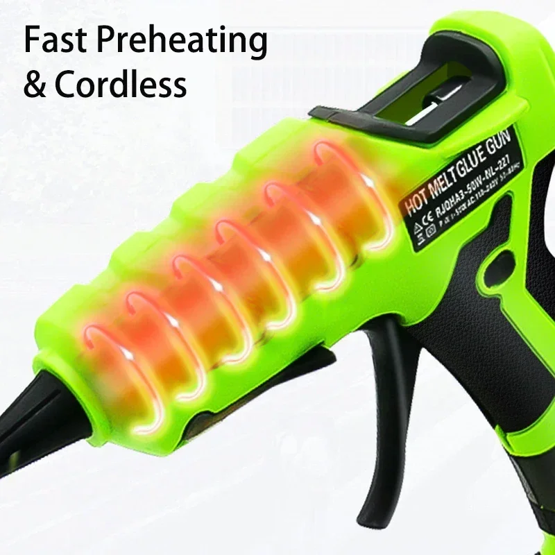 Pistola de pegamento termofusi - Hot Melt Glue Gun Cordless reseña y precio
